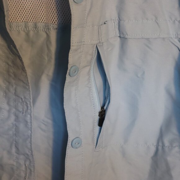 LL Bean Women’s Tropicwear Light Blue Long Sleeve Shirt Small Regular - Picture 5 of 9